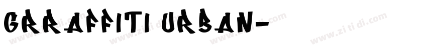 grraffiti urban字体转换